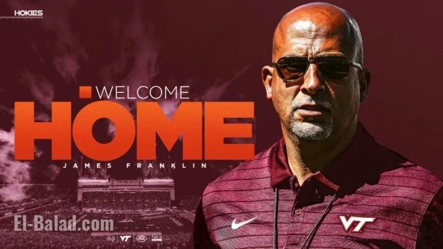 James Franklin Named New Head Coach of Virginia Tech Football