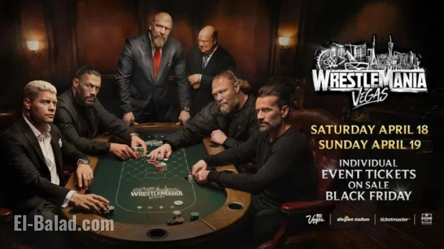 WrestleMania 42 Tickets at Las Vegas Allegiant Stadium on Sale Black Friday