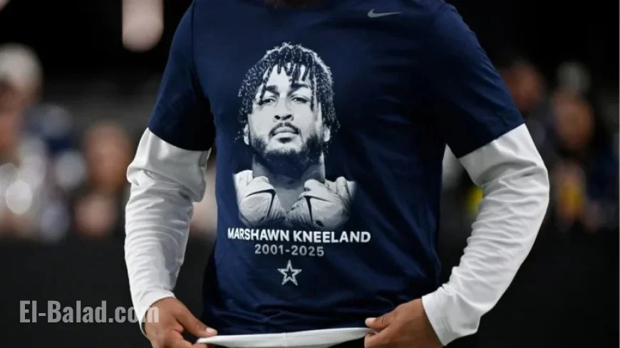 Cowboys Celebrate Marshawn Kneeland Ahead of Raiders Matchup