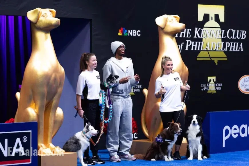 Tyrese Maxey Transforms from Spectator to Participant in National Dog Show
