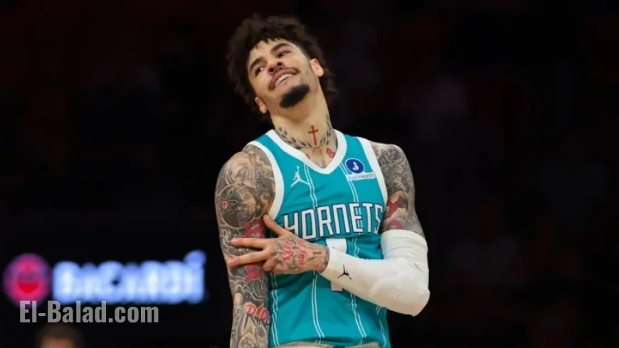 LaMelo Ball’s Screech Leads to Open-Court Assist