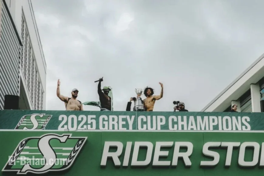 Riders Celebrate Grey Cup Victory, Inviting Fans to Share Triumph
