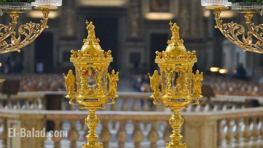 Relic of Christ’s Blood Displayed at San Salvatore in Lauro Shrine