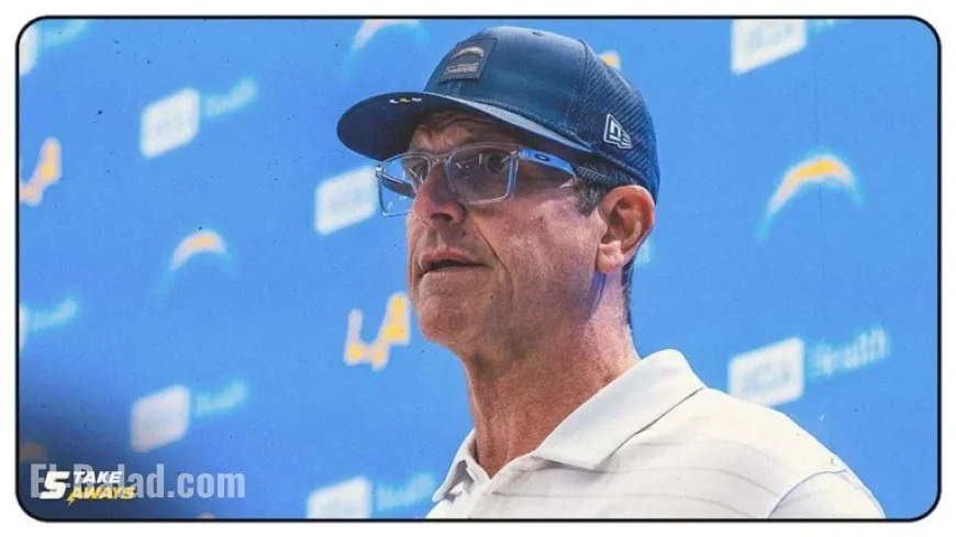 Jim Harbaugh Discusses Chargers Bye Week Strategy, Omarion Hampton’s Possible Return