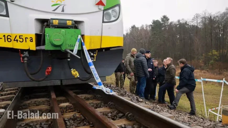 Poland Accuses Russia of Railway Blast on Ukraine Supply Line