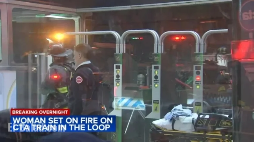 Chicago Police Report: Woman Set on Fire on Blue Line Train