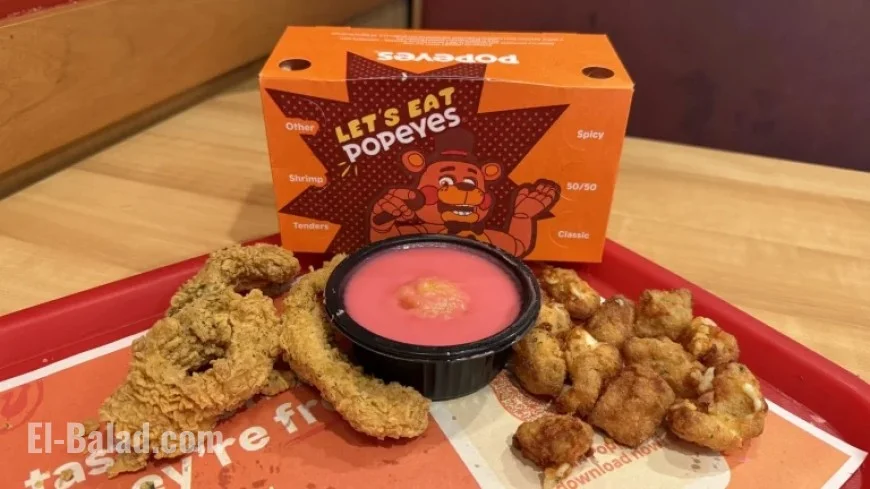 Popeyes Launches the Scary Good Freddy Fazbear Crunch Menu