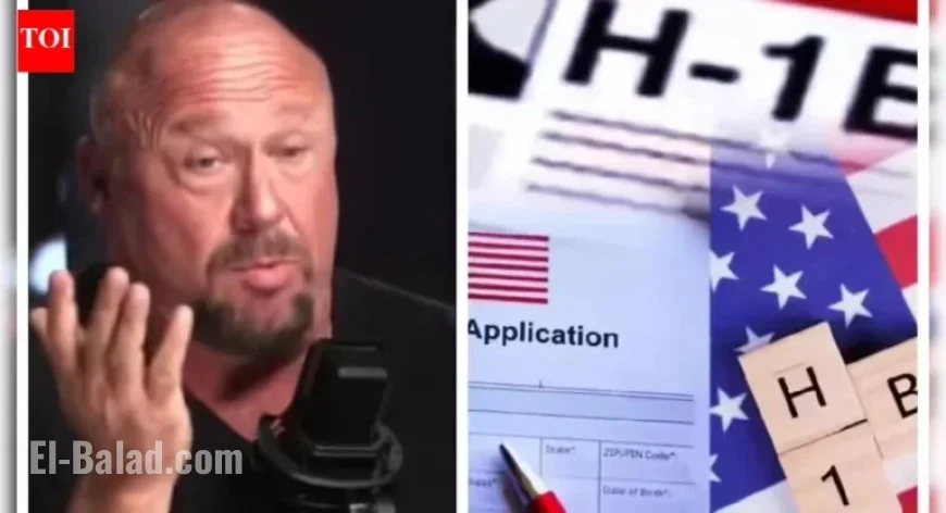 Alex Jones Claims H-1B Program Controlled by Mafia, Implicates Indian Monopolization