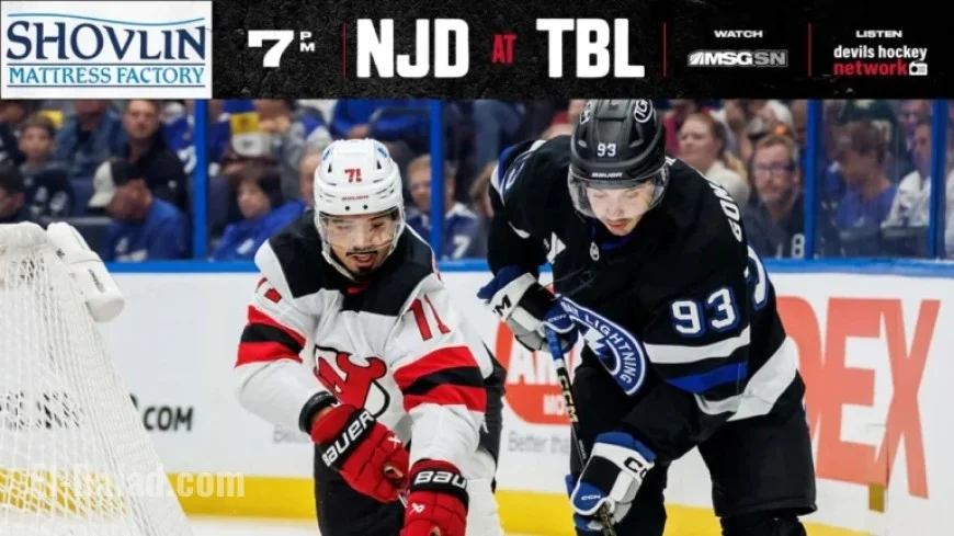 Devils Battle Lightning in Tampa Showdown | PREVIEW