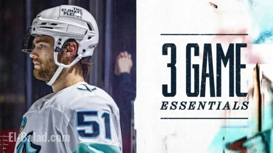 Kraken Face Off Against Red Wings: Game Starts at 4:00 p.m.