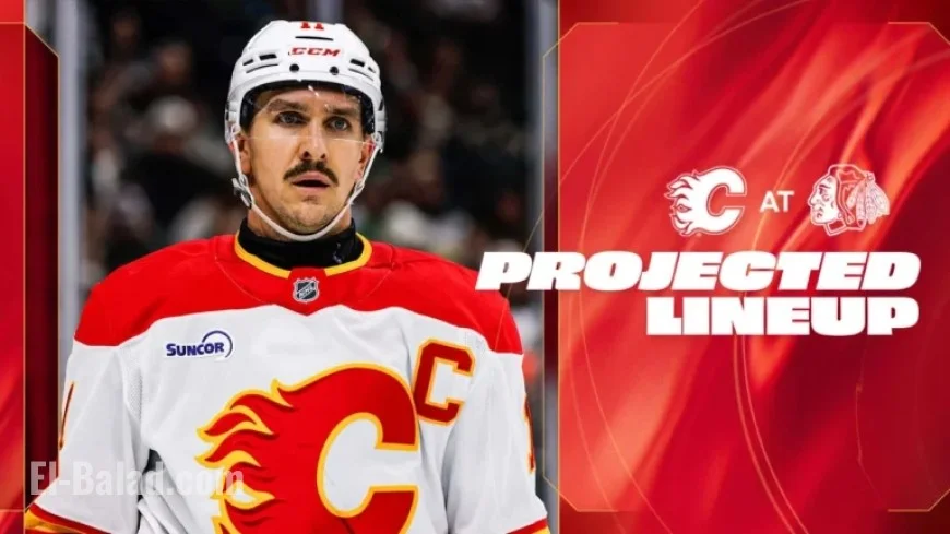 Flames Face Blackhawks: Predicted Lineup Revealed