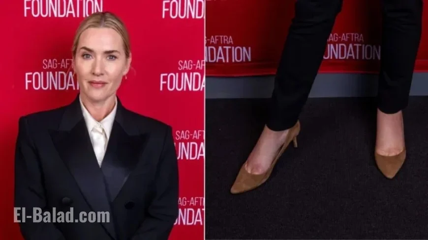 Kate Winslet Highlights Career with Jimmy Choo’s Kitten Heel Romy Pump