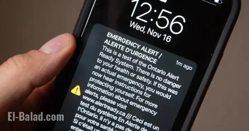 Canada to Conduct Nationwide Emergency Alert Test Soon