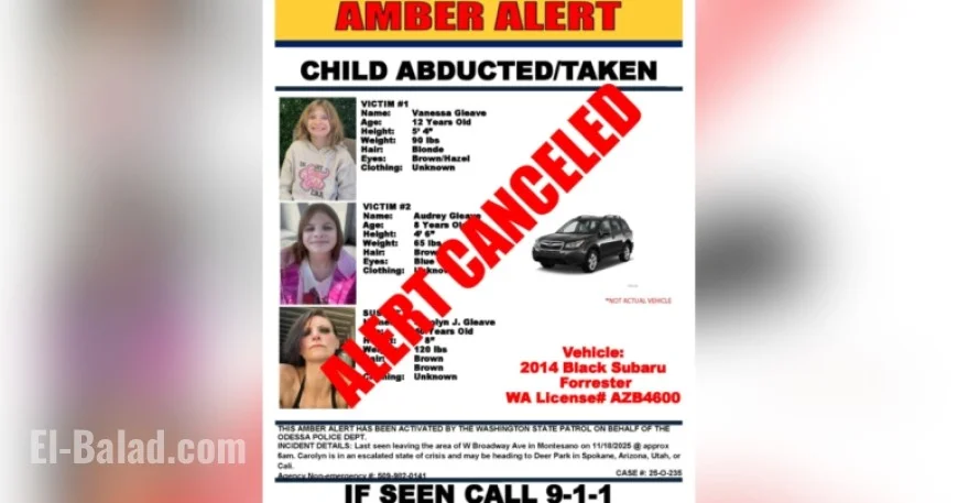 Amber Alert: Washington Children Missing, Mother in Crisis Heading to Spokane County
