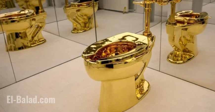 Maurizio Cattelan’s Gold Toilet Fetches $12 Million at Auction