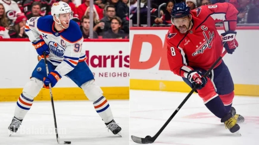 McDavid and Ovechkin Face Off as Oilers Visit Capitals