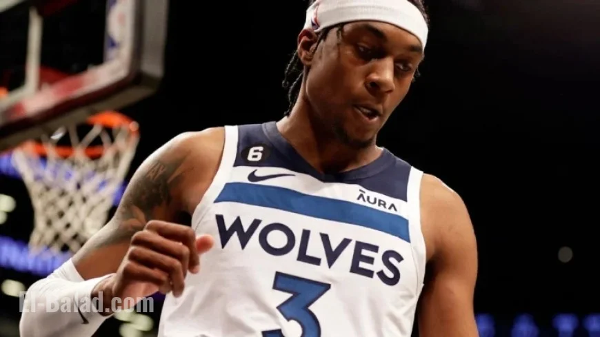 Timberwolves’ McDaniels to Miss Wednesday Game Against Wizards