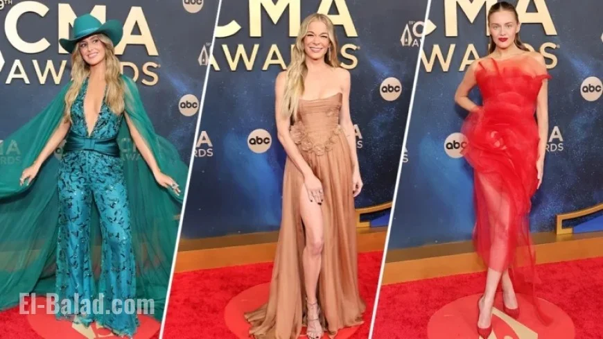 Country Stars Lainey Wilson, LeAnn Rimes, Kelsea Ballerini Shine at CMA Awards