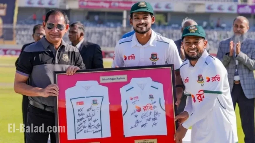 Mushfiqur Celebrates 100th Test with Speeches and Honors