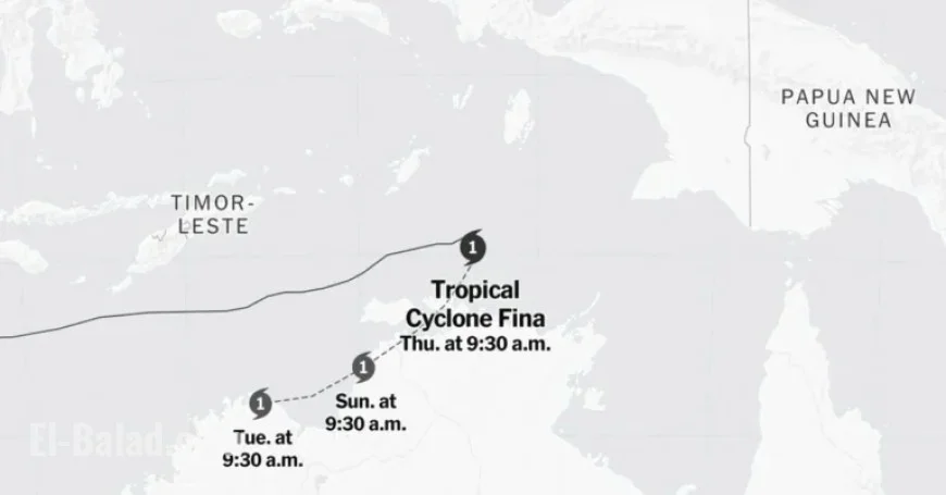 Tracking Tropical Cyclone Fina: Interactive Maps and Updates