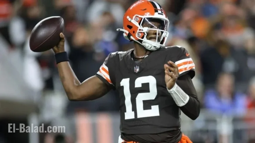 Browns Announce QB Sanders’ Debut as NFL Starter