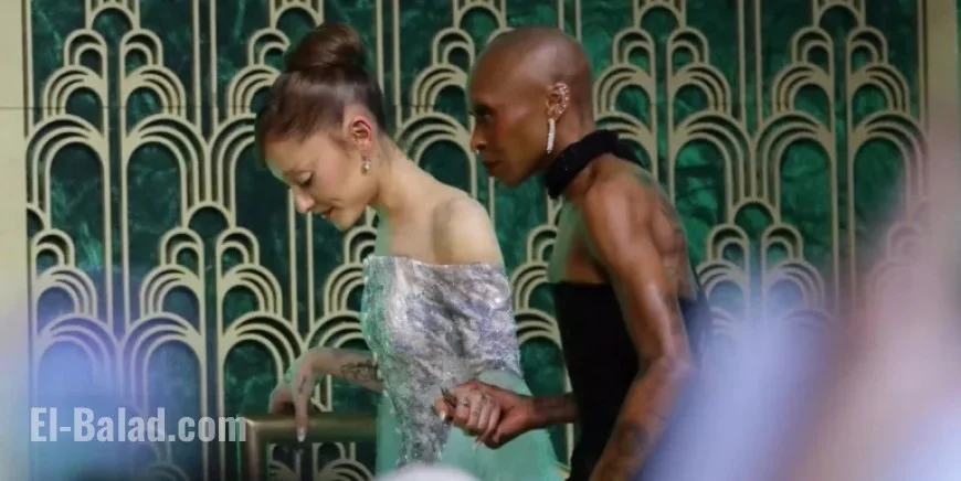 Ariana Grande Explains Frequent Touches with Cynthia Erivo on Wicked Press Tours