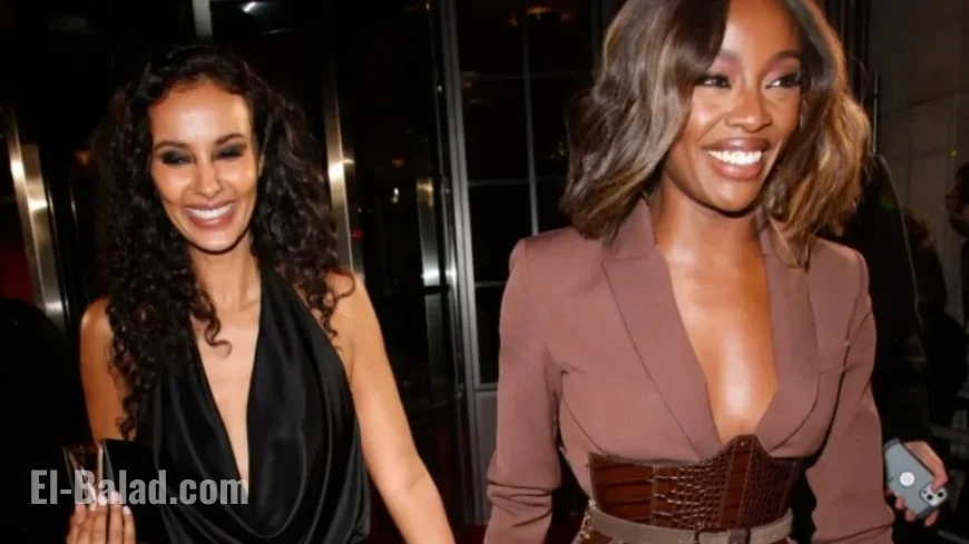 Maya Jama Stuns in Bold Outfit, Leaves GQ Afterparty with AJ Odudu