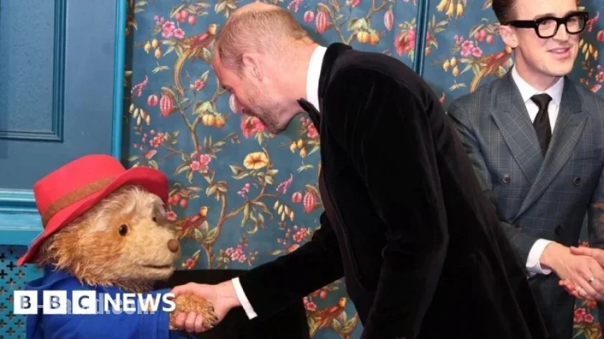Prince and Princess of Wales Delight Fans, Meet Paddington Bear at Royal Variety