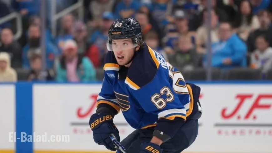 Blues Reintegrate Forward Jake Neighbours After 12-Game Absence