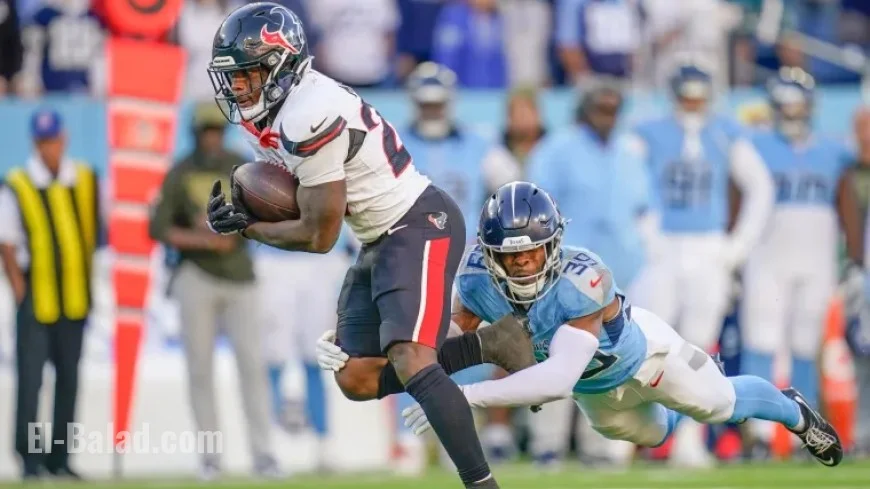 Woody Marks Surpasses Nick Chubb on Texans’ RB Depth Chart Amid Mixon Absence