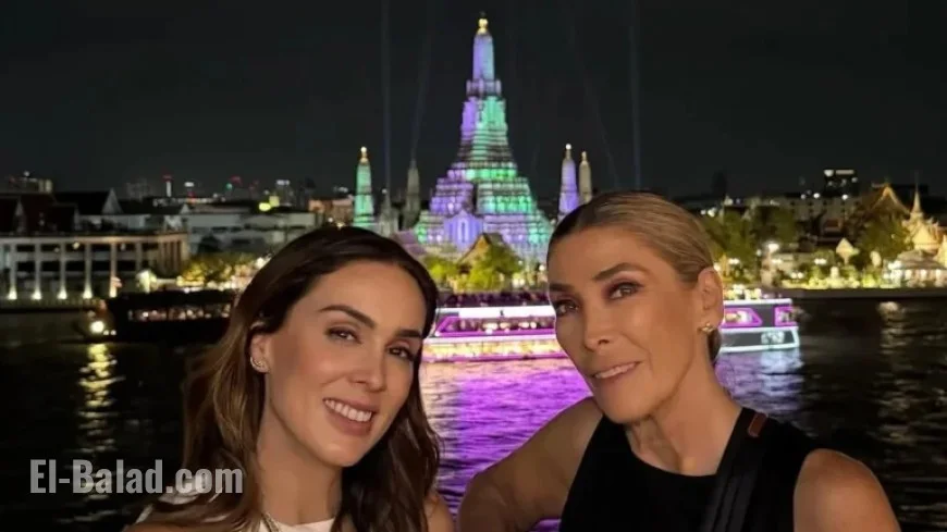 Jacky Bracamontes Arrives in Thailand with Mother for Miss Universe