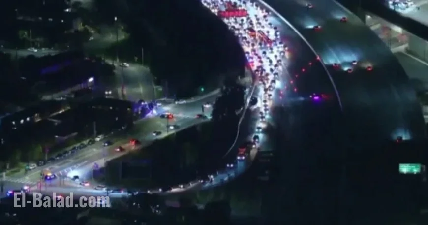 Burbank Freeway Closed After Suspect Shoots Police K9