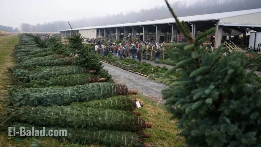 Bidders Flock to Pennsylvania Auction for Christmas Trees and Wreaths