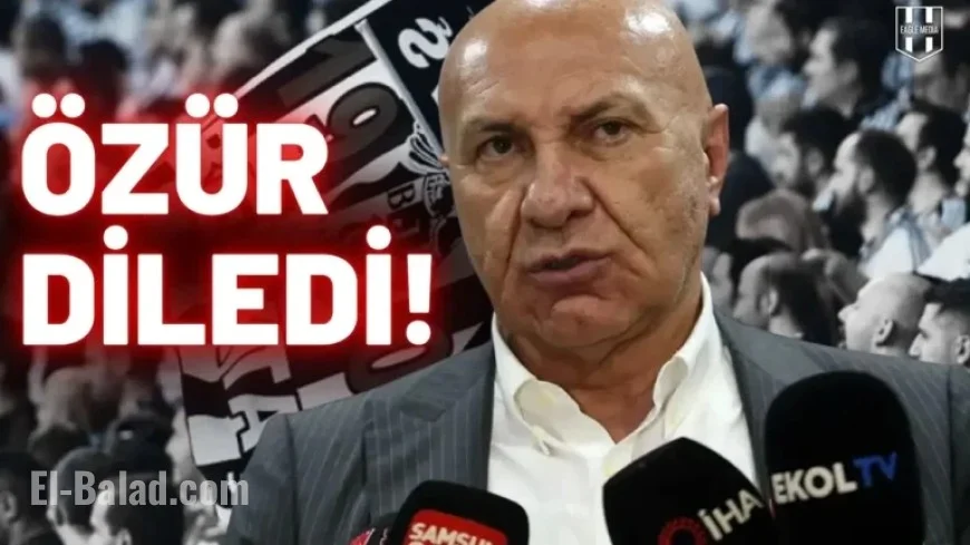 Yüksel Yıldırım Apologizes to Beşiktaş Community
