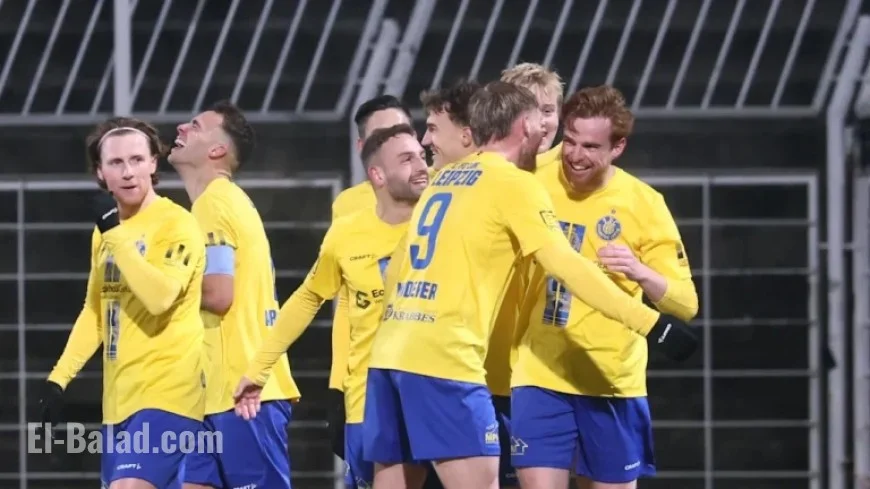 Lok Leipzig Scores Historic Goal