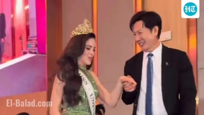 Miss Universe 2025 Fátima Bosch Resolves Past Tensions with Nawat Itsaragrisil on Stage