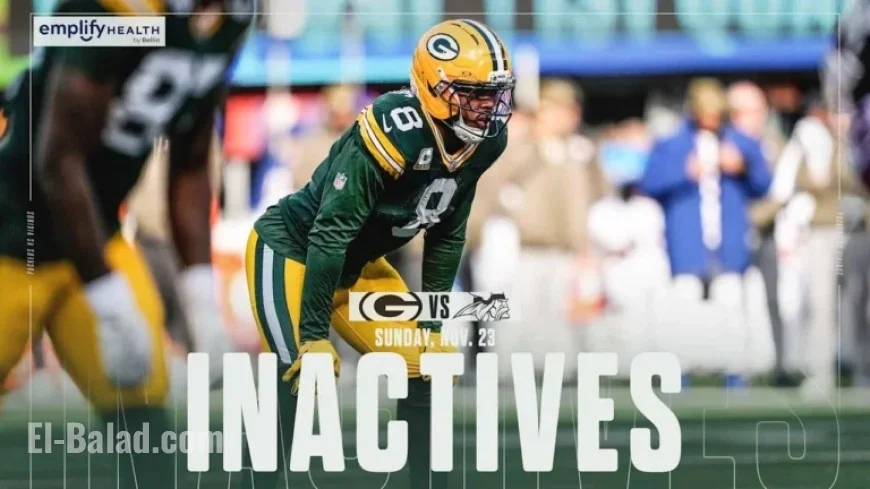 Packers vs. Vikings: Green Bay RB Josh Jacobs Out Sunday