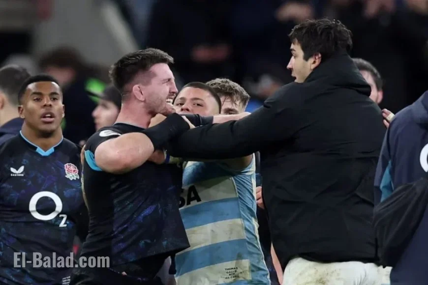 England Triumphs Over Argentina; Tom Curry Allegedly Shoves Pumas Coach