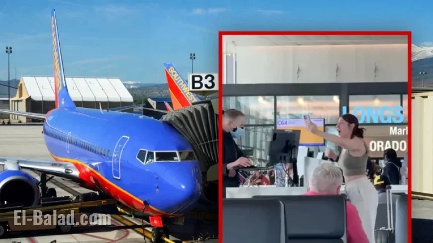 Southwest Airlines Passenger Reacts Strongly to Overbooked Flight
