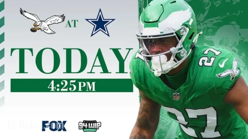 Watch and Stream Eagles vs. Cowboys Game on Sunday, November 23