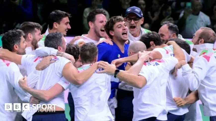 Italy Secures Historic Third Straight Davis Cup Finals Victory Over Spain