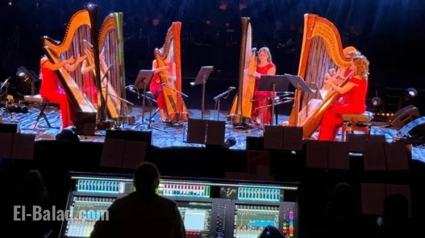 Welsh Music Enchants Royal Albert Hall by Ceredigion Harp Ensemble
