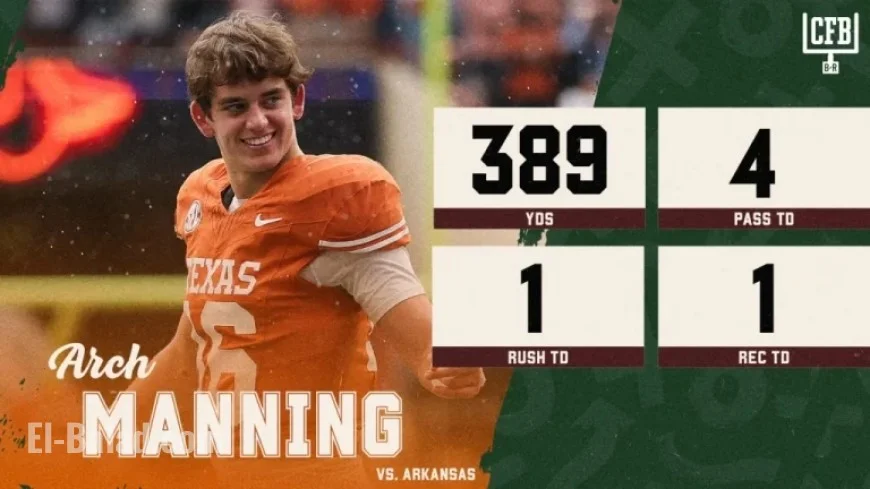 Arch Manning Emerges as 2026 Heisman Contender in Texas vs. Arkansas Clash