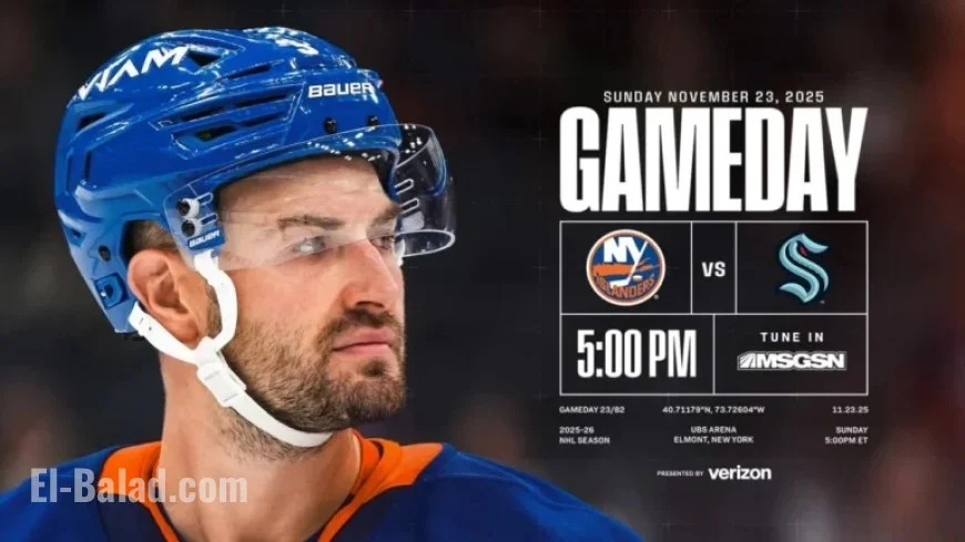 Islanders Face Kraken: Game Preview