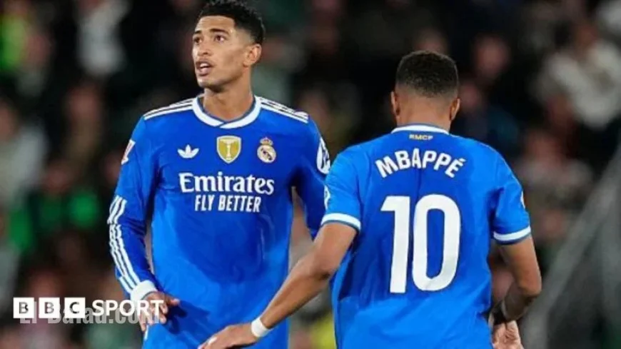 Bellingham Shines in Real Madrid’s 2-2 Draw at Elche to Top La Liga