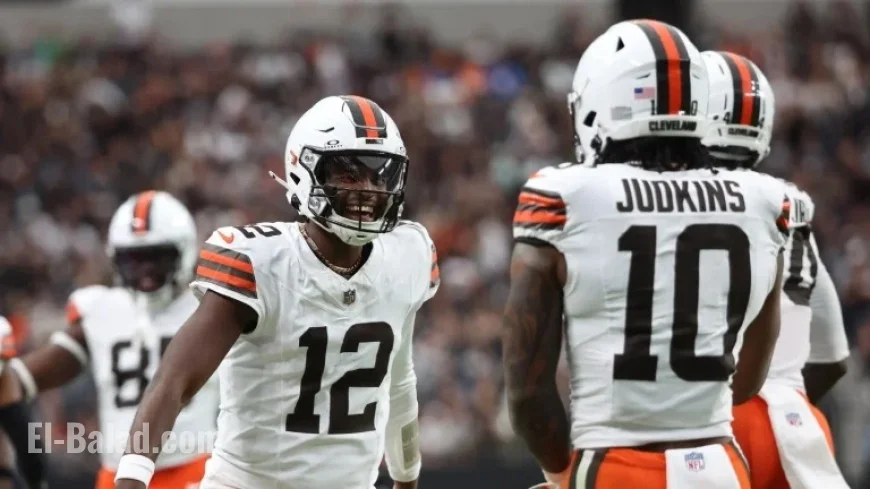 Browns Dominate Raiders 14-3 at Halftime in Sanders’ Debut