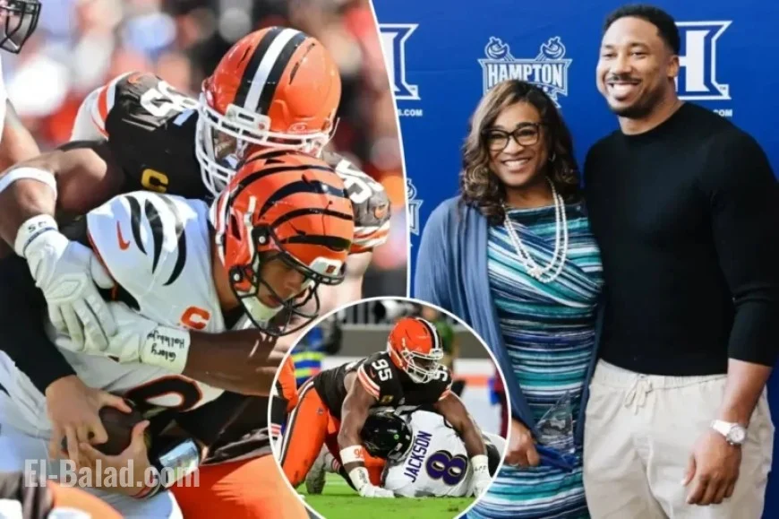 Myles Garrett Pursues NFL Sack Record, Inspired by Childhood Game with Mom