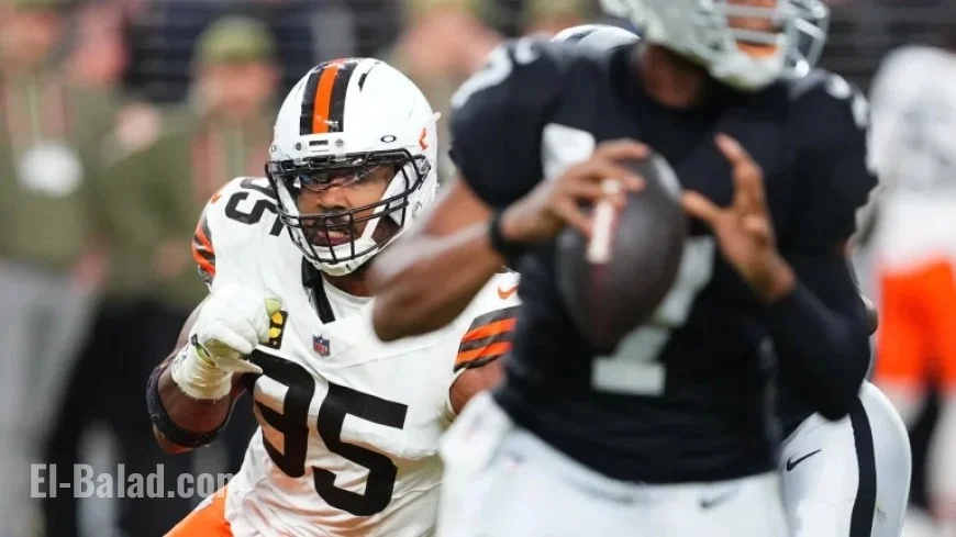 Myles Garrett Nears Single-Season Sack Record with 5 to Go