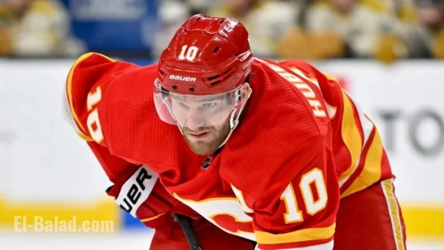 Huberdeau Leads Flames to Victory Against Stars, Showcasing Team Unity