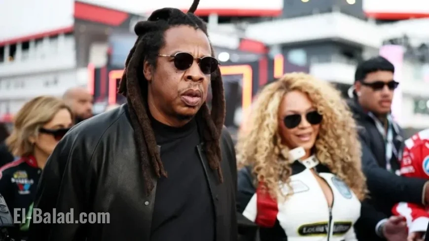 Beyoncé Dazzles in Bold Racing Outfit at Las Vegas F1 Grand Prix